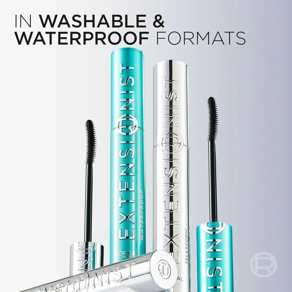L'Oréal Paris Extensionist Mascara Washable Blackest Black Length Volume 0.41oz
